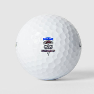 Senior Steel Jump Wings mit Airborne Tab & Barett Golfball