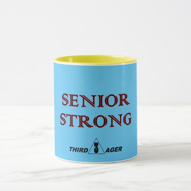 SENIOR STRONG Mug Tasse (Zentrum)