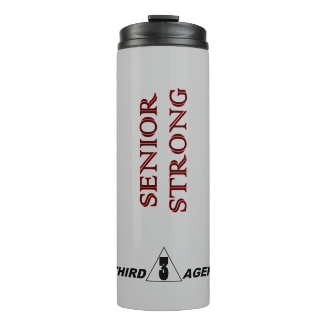 SENIOR STRONG Tumbler Thermosbecher (Vorderseite)