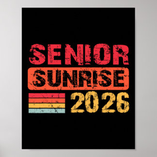 Senior Sunrise 2026 Abschlussklasse 2026 Abitur T- Poster