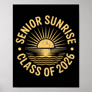 Senior Sunrise 2026 Cl von 2026 Abschluss High Sch Poster