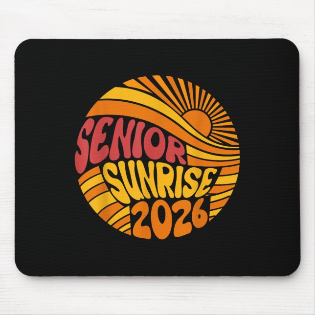 Senior Sunrise 2026 High School 12. Zwölfte Klasse Mousepad (Vorne)