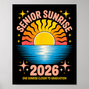 Senior Sunrise 2026 Letzter erster Tag High School Poster