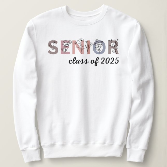 Senior Sweatshirt, Class of 2025 Sweatshirt , (Design vorne)