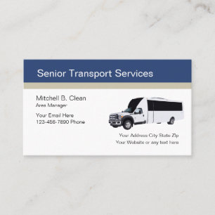 Senior-Transportdienste Visitenkarte