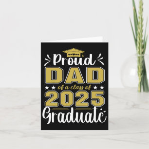 Senior Vater 2025 Abschluss Proud Vater einer Cl v Karte