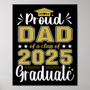 Senior Vater 2025 Abschluss Proud Vater einer Cl v Poster