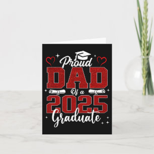 Senior Vater 2025 Abschluss stolz Vater von 2025 G Karte