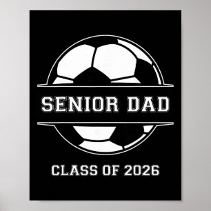 Senior-Vater-Fußballmannschaft von 2026 Abschluss Poster