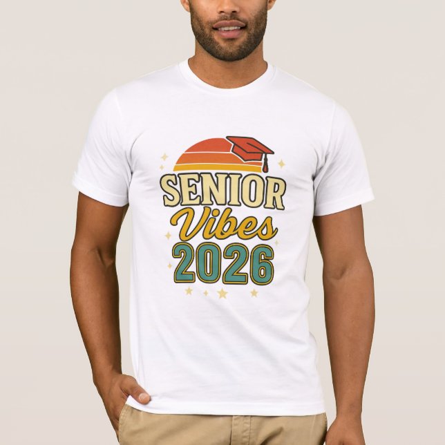 Senior Vibes 2026 – Graduation T-Shirt Design   (Vorderseite)