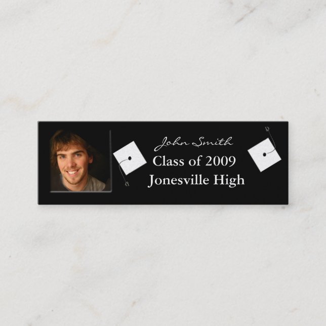 Senior Visitenkarte mit Ihren Fotos (Vorderseite)