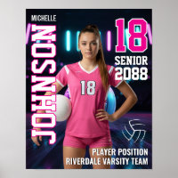 Senior-Volleyball-Team Individuelle Spieler-Foto-S