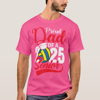 Senior Volleyball Vater 2025 Proud-Vater von einem T-Shirt
