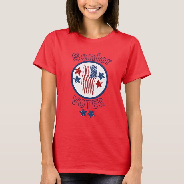 Senior Voter USA T-Shirt (Vorderseite)