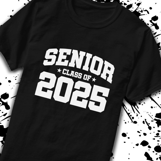 Senior Year 2025 School Abschluss - Class of 2025 T-Shirt (Count down to graduation with our classic, commemorative Senior Class of 2025 t-shirt! -Teemixer)