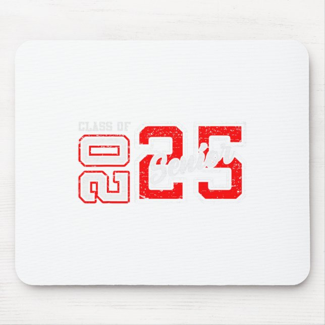 Senioren Abschluss 2025 Senior 2025 Cl von 2025 Mousepad (Vorne)