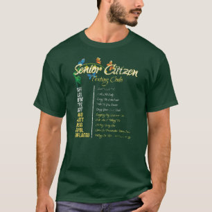 Senioren Bürger Textnachricht Code Lustiger Opa T-Shirt