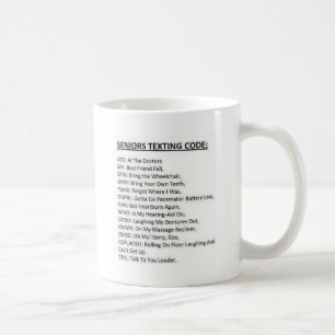 Senioren simsen Code Kaffeetasse