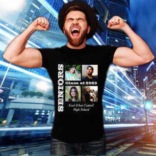 Seniors Class Friends 4 Foto 2023 Collage T-Shirt