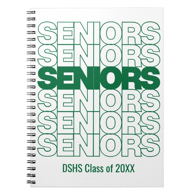 Seniors Seniors-Notebook Notizblock (Vorderseite)