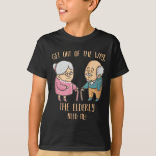 Seniors Zuhause Caregiver Funny Ältere Krankenpfle T-Shirt