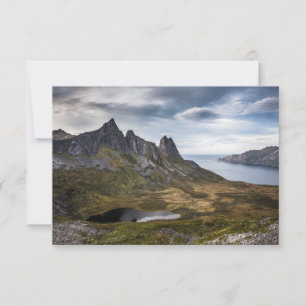 Senja Island Norwegen Card