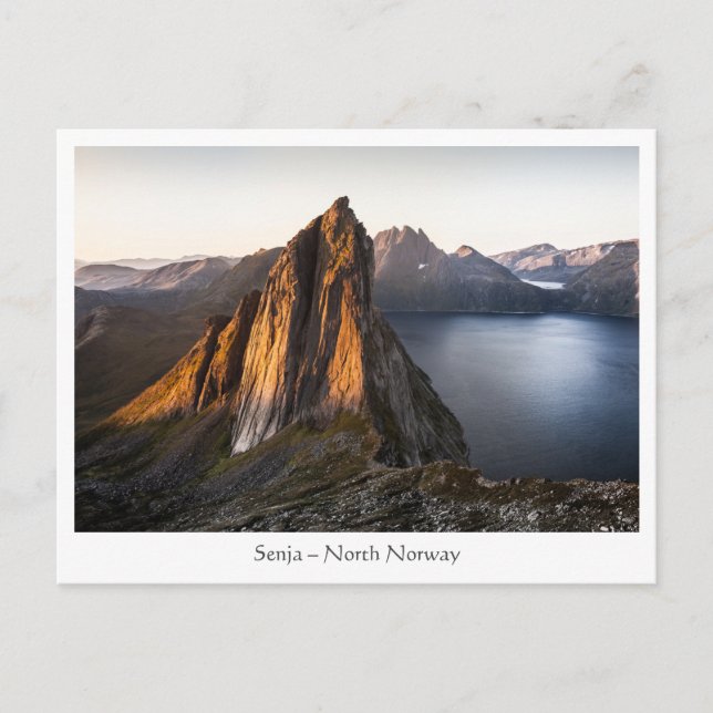 Senja Island Norwegen Postkarte (Vorderseite)