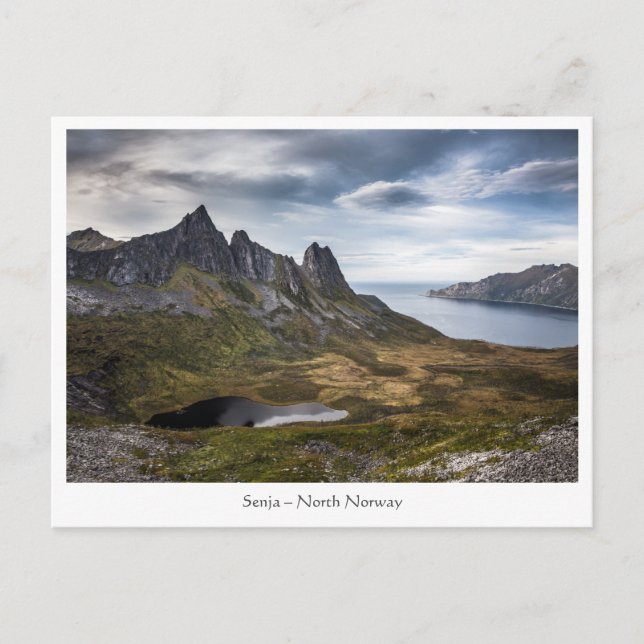 Senja Island Norwegen Postkarte (Vorderseite)