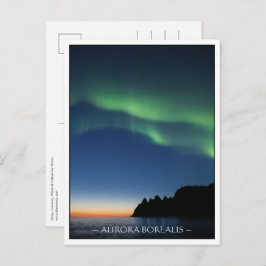 Senja Northern Lights Postkarte