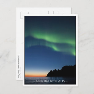 Senja Northern Lights Postkarte