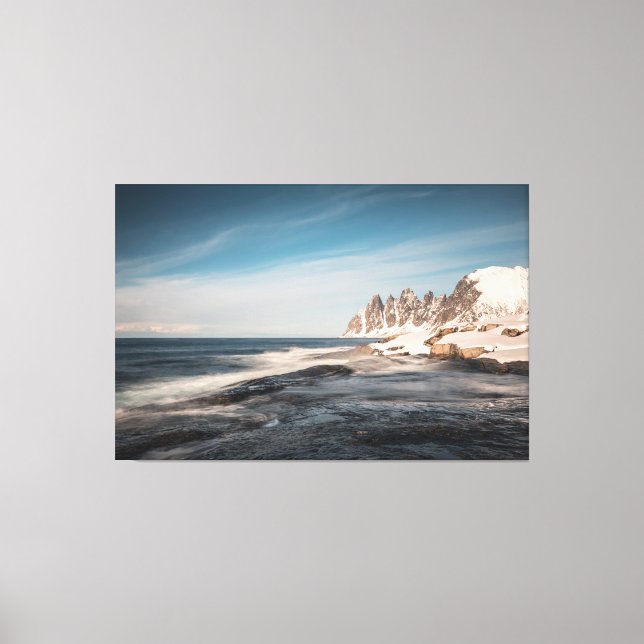 Senja Norwegen Leinwanddruck (Vorderseite)