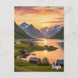 Senja Norwegen Travel Postkarte