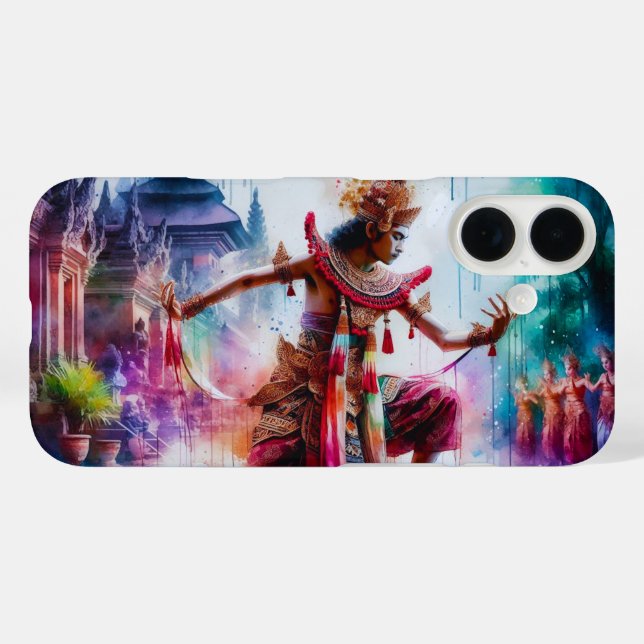 Senja Tari: Twilight Dance in Bali Case-Mate iPhone Hülle (Rückseite (Horizontal))