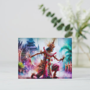 Senja Tari: Twilight Dance in Bali Feiertagspostkarte