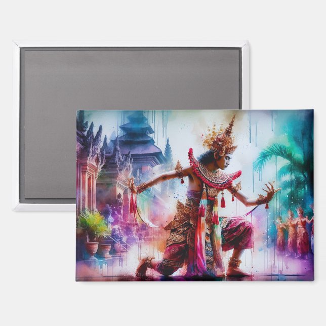 Senja Tari: Twilight Dance in Bali Magnet (Vorderseite/Rückseite)