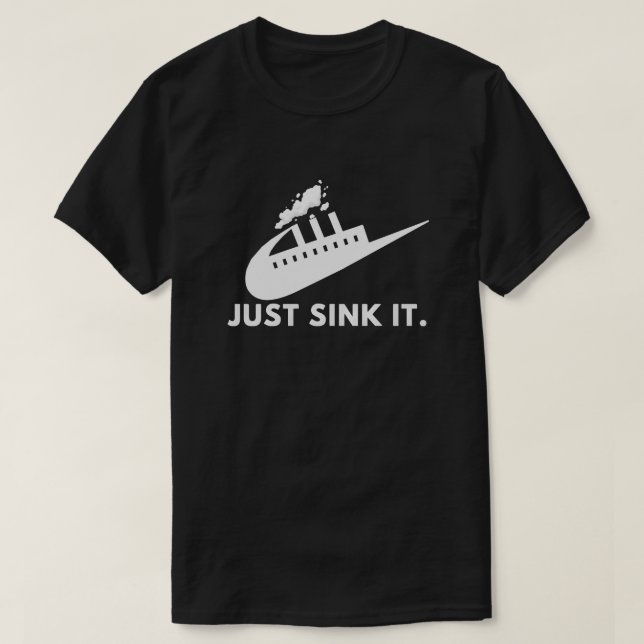 Senken Sie es einfach. T-Shirt (Design vorne)