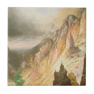 Senken Sie Fälle, Grand Canyon des Yellowstone Fliese