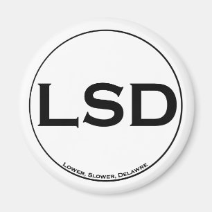 Senken Sie langsameren Delaware-Magneten Magnet