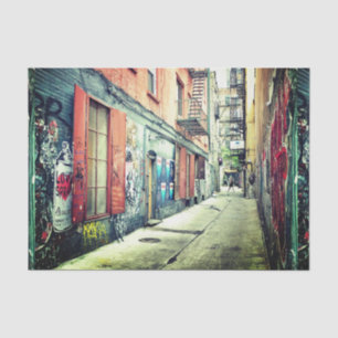 Senken Sie OstNebenstraße-Kunst, photographisches Seidenpapier