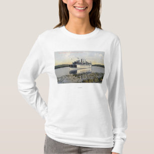 Senken Sie See-Ansicht des Dampfers Klamath T-Shirt