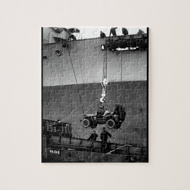 Senken Sie weg.  Geht unten ein from_War Bild des Puzzle (Vertikal)