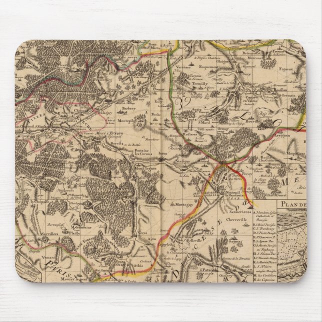 Senlis Frankreich Mousepad (Vorne)