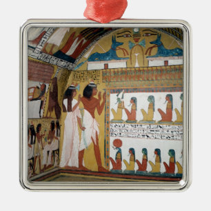 Sennedjem und sein Ehefraugegenüberstellen NAO Ornament Aus Metall