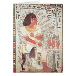 Sennefer setzte mit seiner Ehefrau, vom Grab