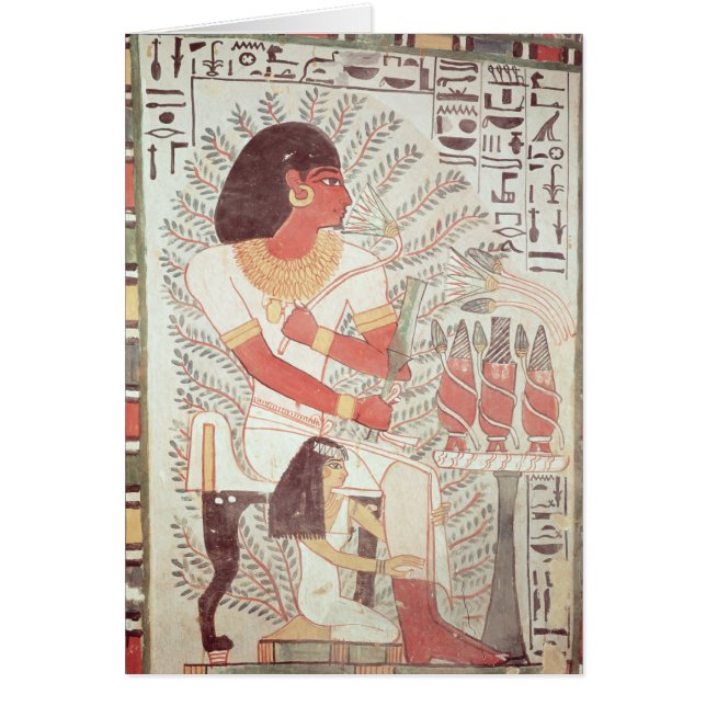 Sennefer setzte mit seiner Ehefrau, vom Grab (Vorne)