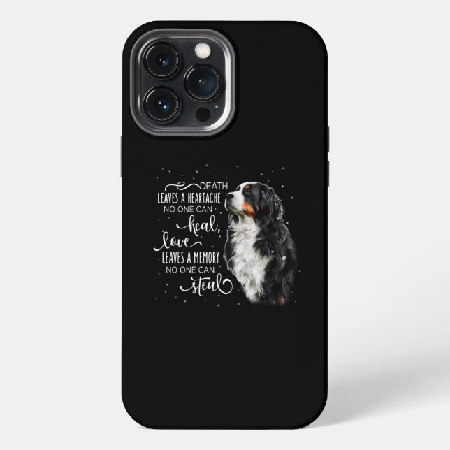 Sennenhund Berner iPhone Hülle (Rückseite)