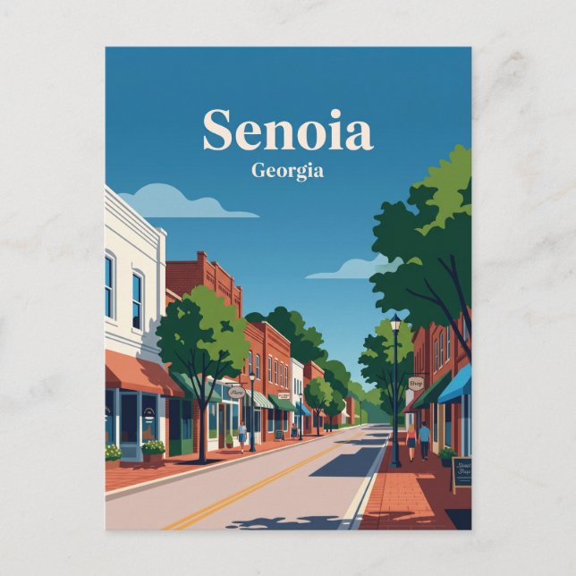 Senoia Georgia Postkarte (Vorderseite)