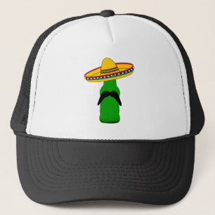 Señor Cerveza Cinco Fernlastfahrer-Hut Des Mayo Truckerkappe