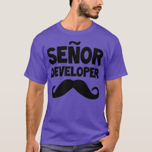 Senor Developer Funny Programmer Coding Software T-Shirt
