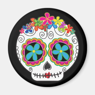 Señorita Calavera Tag des Toten Zuckerschädels Magnet